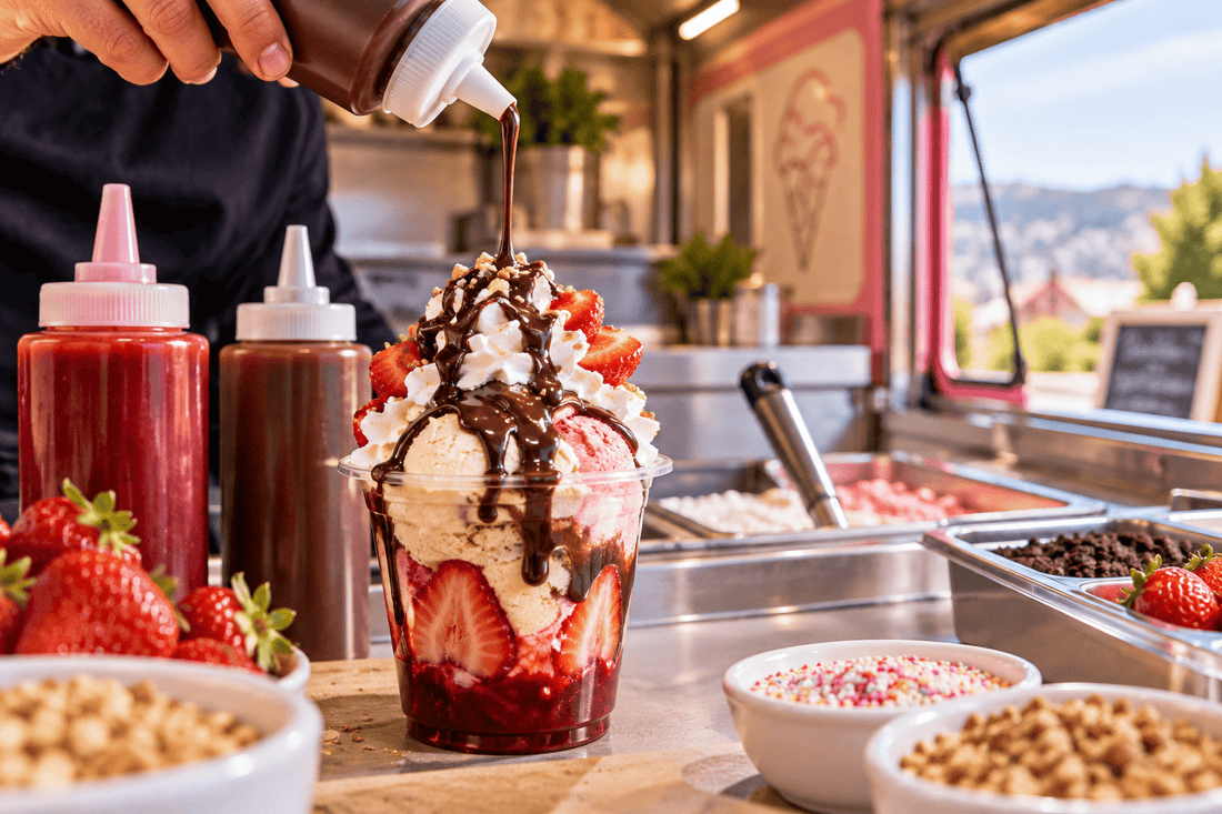 4.4 Toppings, Soßen und Eisspezialitäten – die Kunst liegt im Detail