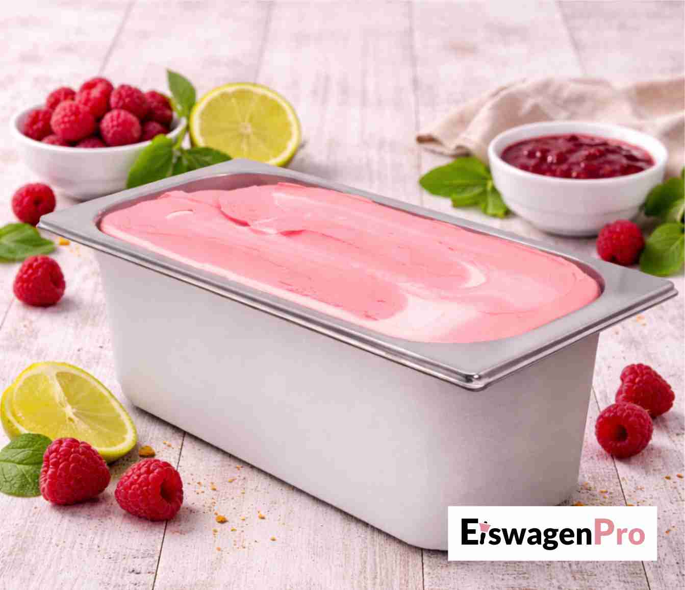 Fruchteis Bergamotte-Himbeere 5l