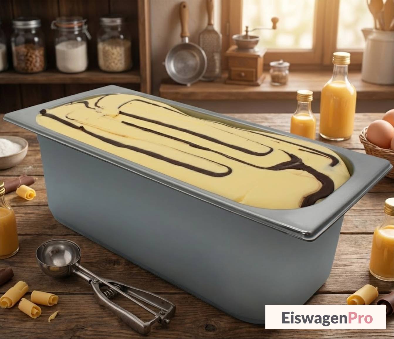 Milcheis Eierlikör Gianduja 5l