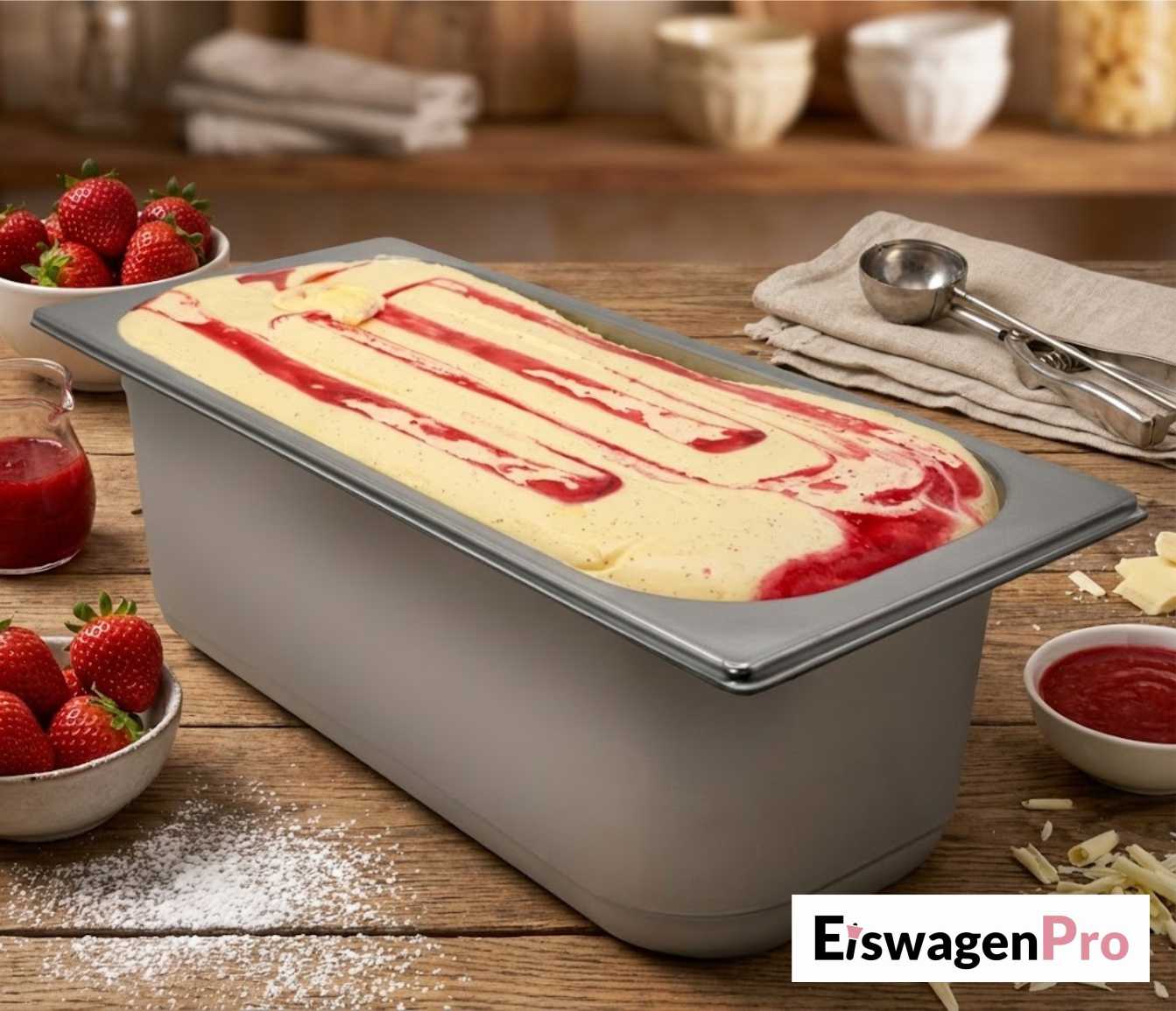 Milcheis Spaghetti-Eis 5l
