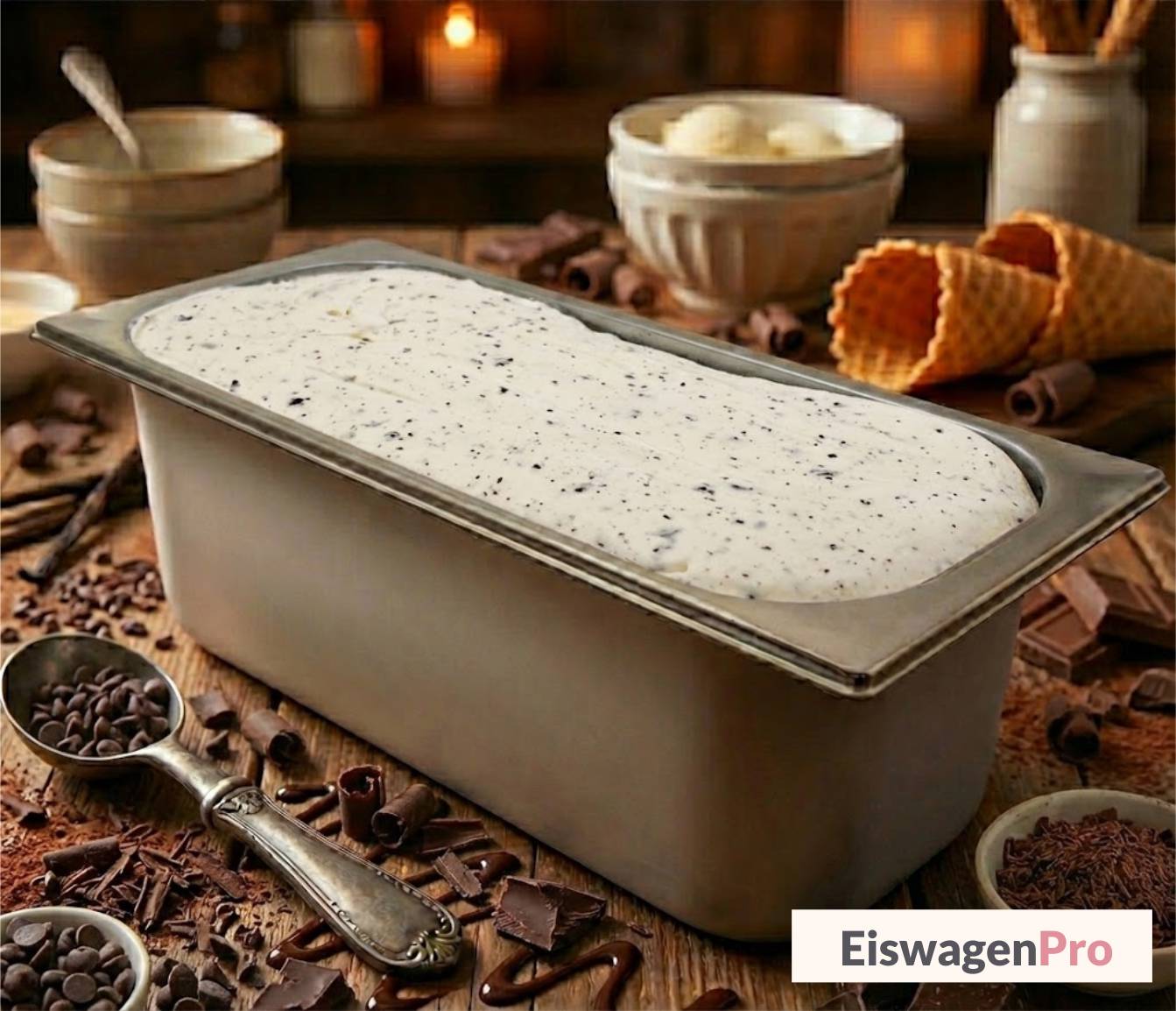 Milcheis Stracciatella 5l
